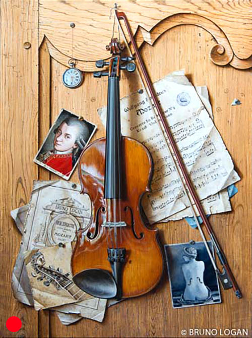 Bruno Logan - Trompe-l'oeil Painting